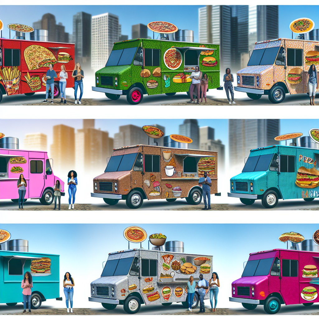 Food truck models visual