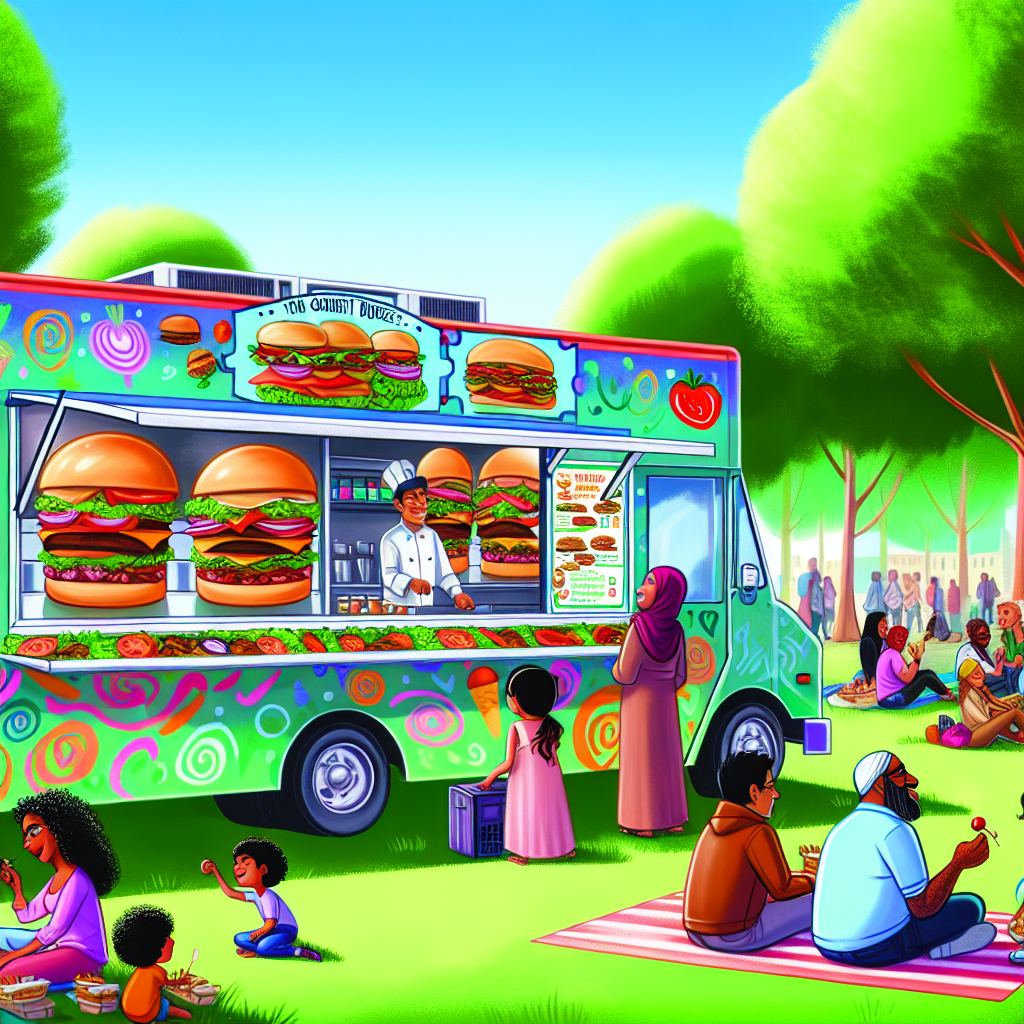 Gourmet Burgers from Lakewood Food Truck