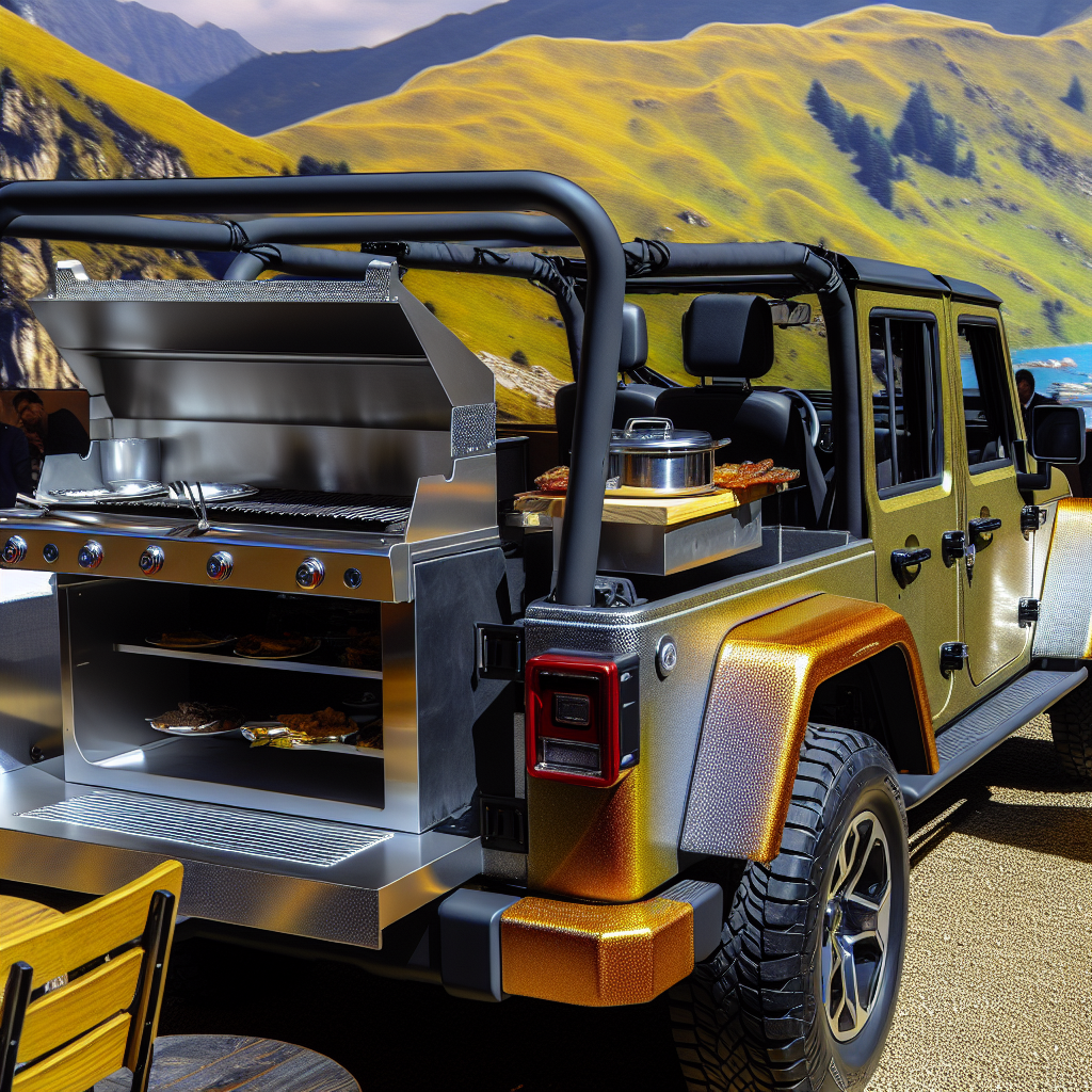 Modified Jeep Gladiator for Food Vending