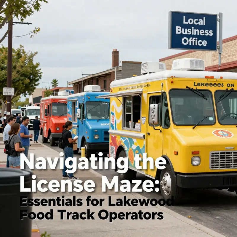 Business licenses pave the way for food trucks to operate legally in Lakewood.