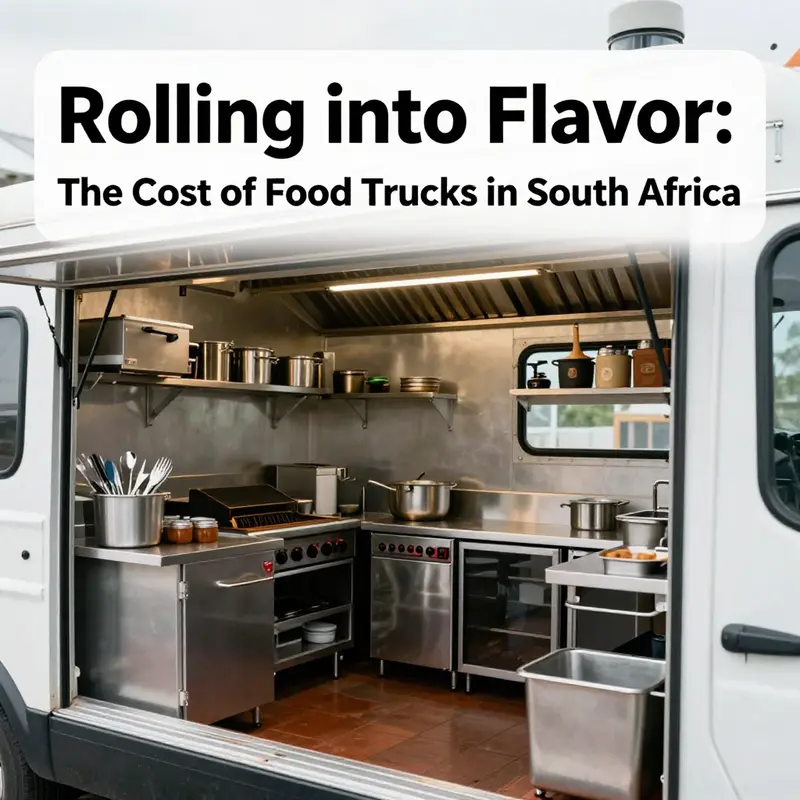 Explore the potential expenses when investing in a new food truck in South Africa.