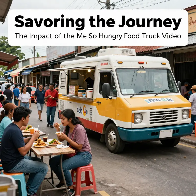 The lively atmosphere of the Me So Hungry Food Truck, showcasing its cultural significance in the heart of Lakewood.