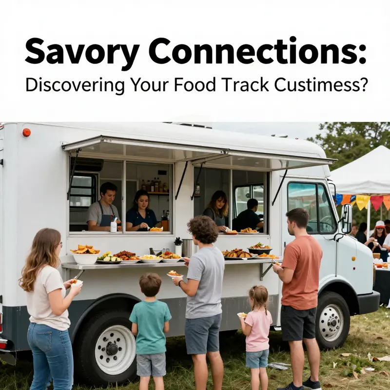 Health-conscious consumers enjoying fresh, nutritious offerings at a bustling food truck.