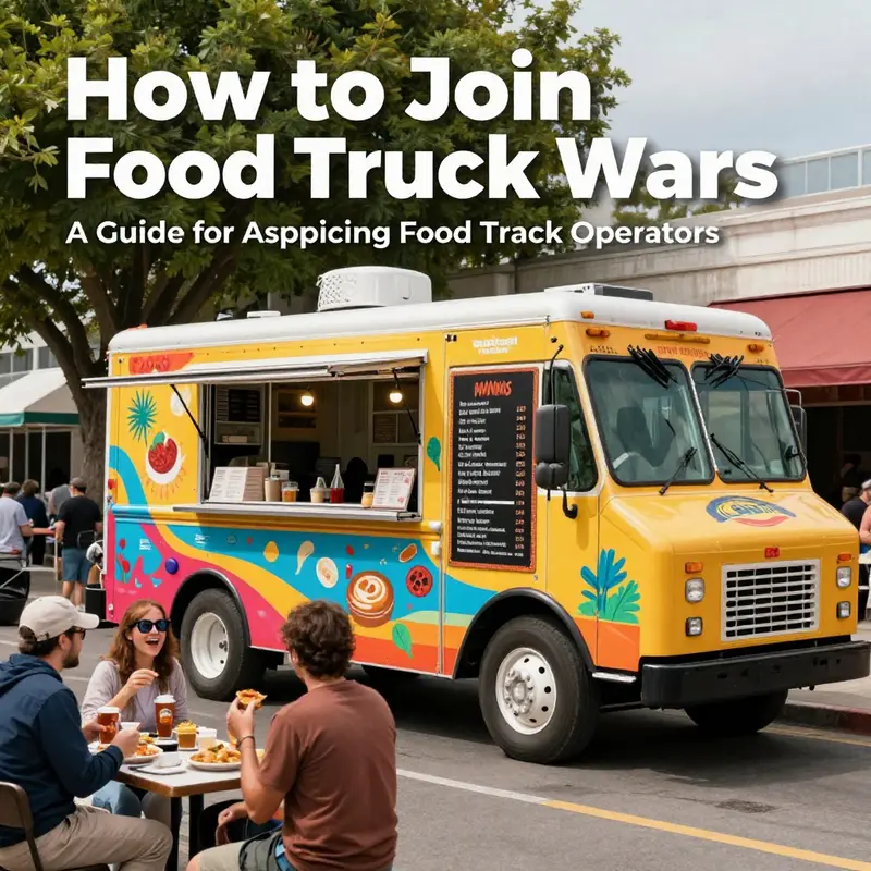 An eye-catching food truck that showcases a strong brand identity, attracting customers.