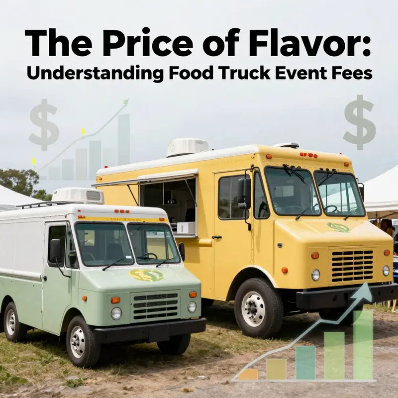 A bustling food truck event showcasing the dynamic interaction between vendors and customers.