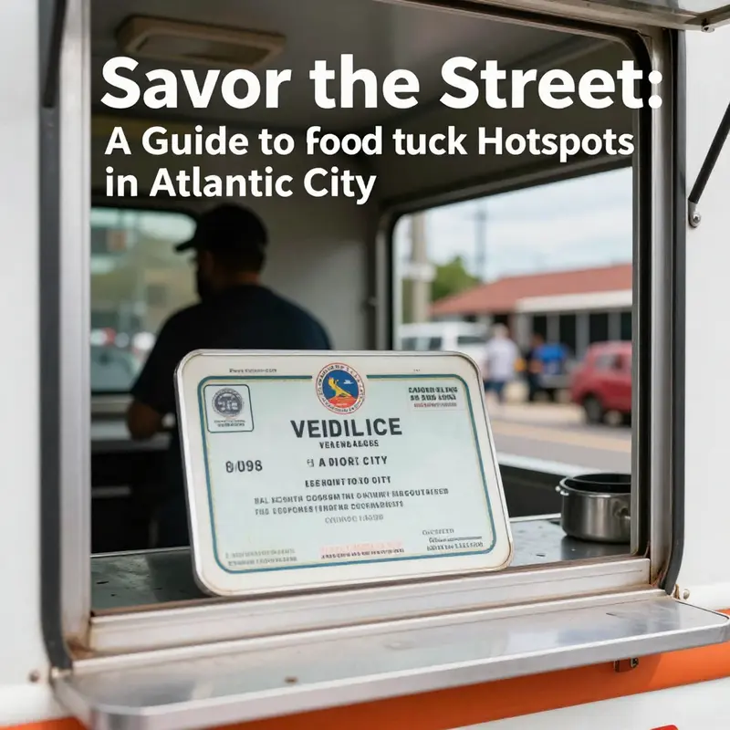Key regulations and permits for operating food trucks in Atlantic City.