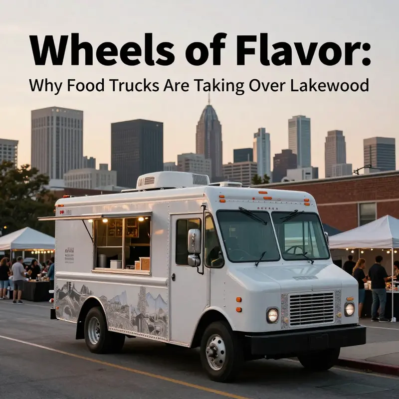 A bustling food truck highlights the low startup costs that attract aspiring chefs.