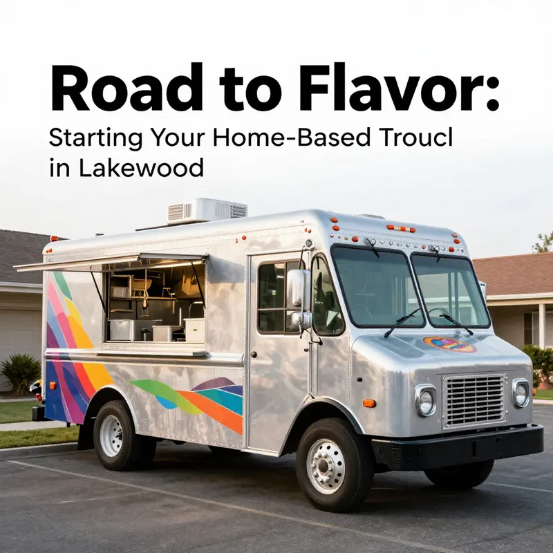 A creative workspace where food truck dreams are being mapped out.