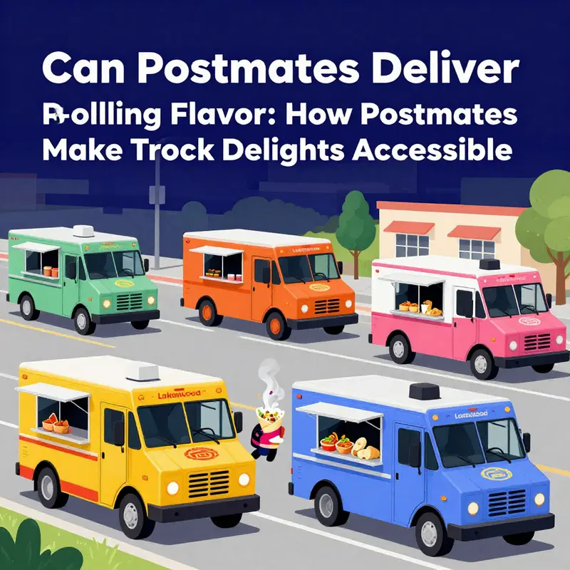 Postmates connects Lakewood food lovers with a variety of food trucks, broadening their options for delicious meals.