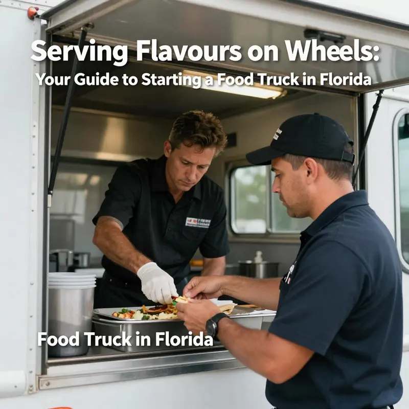 Aspiring food truck operators discussing business structures and preparations in Florida.