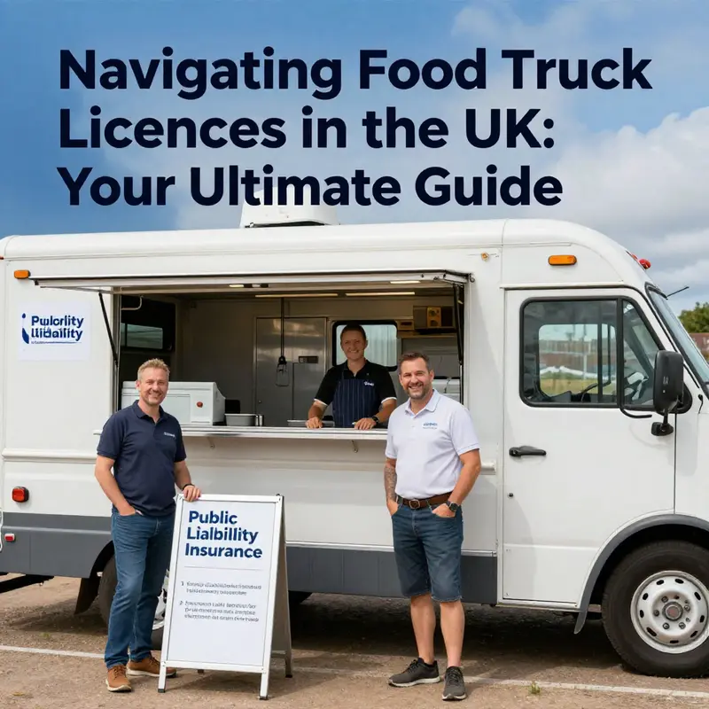 A food truck showing off its hygiene rating while delighting festival-goers.