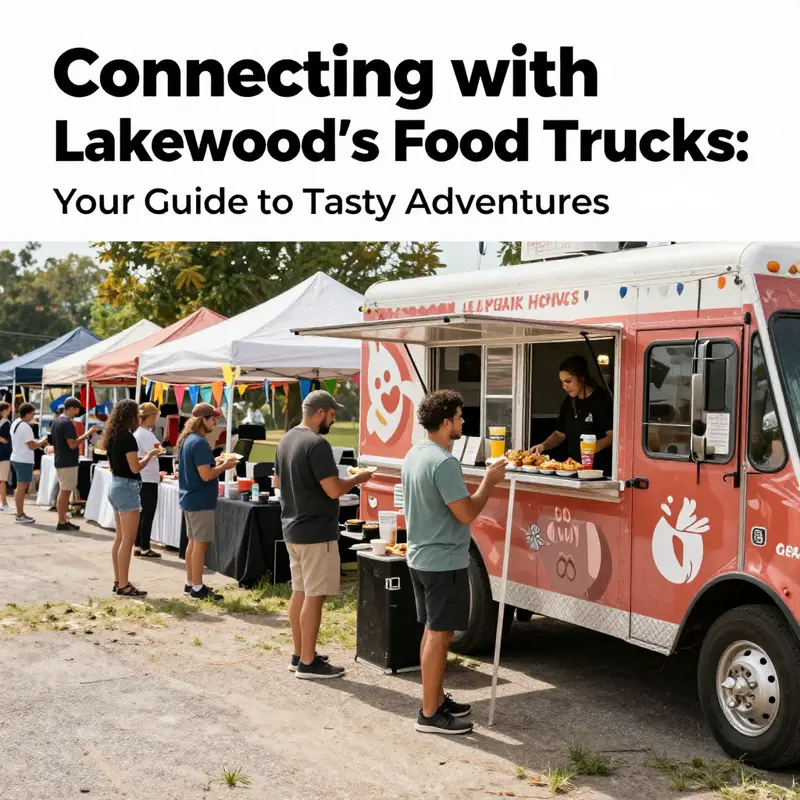 Explore how social media can connect you with Lakewood’s food trucks for real-time updates and interactions.