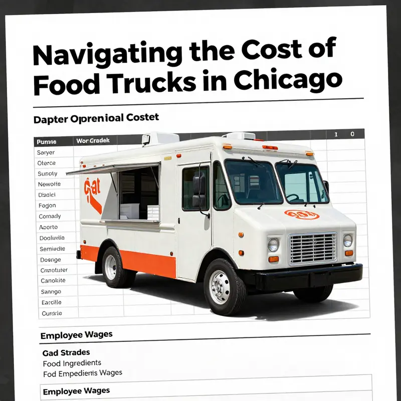 A diverse array of food trucks representing various culinary options available in Chicago.