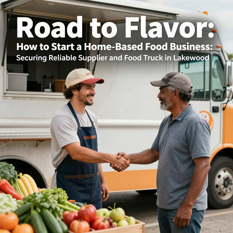 A creative workspace where food truck dreams are being mapped out.