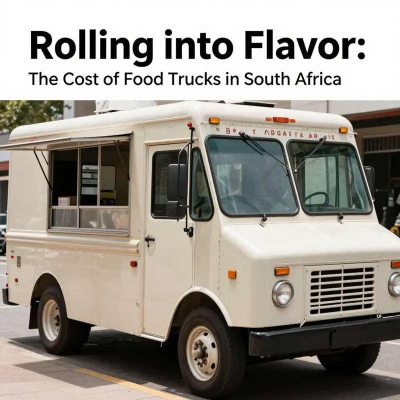 Explore the potential expenses when investing in a new food truck in South Africa.