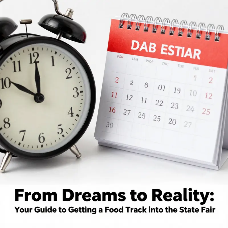 Step-by-step guide on navigating the food truck path to the state fair.