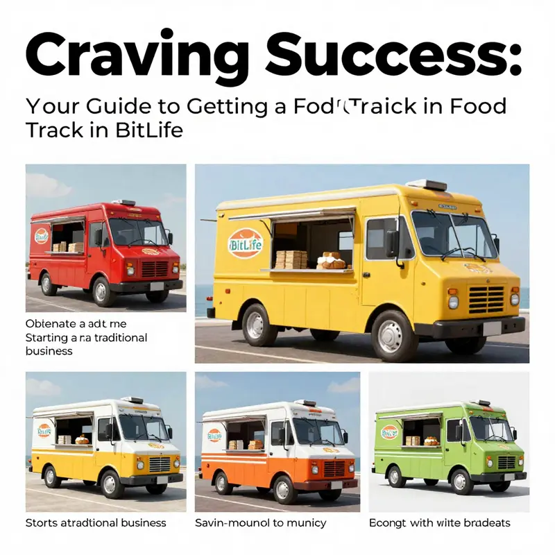 Choosing a food truck job in BitLife—a pivotal first step toward culinary success!