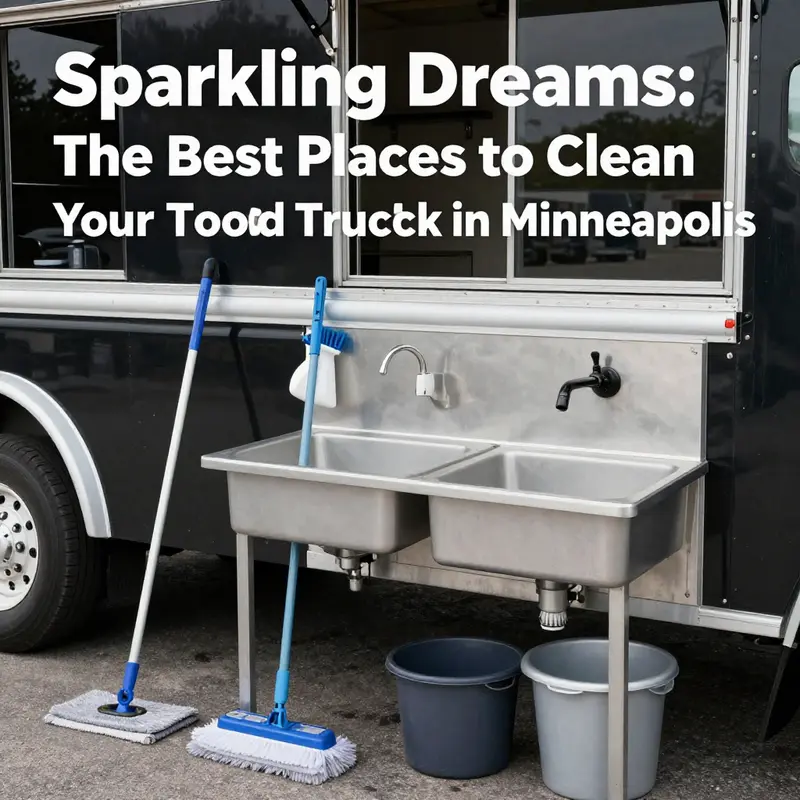 A vibrant commercial kitchen facility designed for food truck operators, showcasing cleanliness and organization.