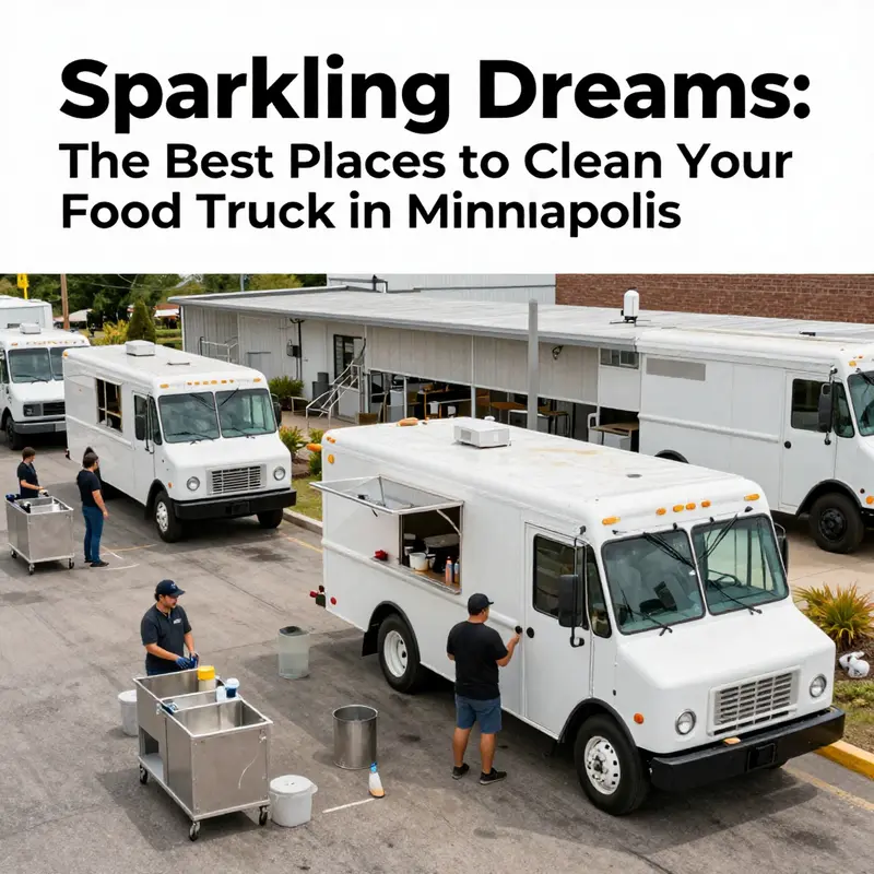 A vibrant commercial kitchen facility designed for food truck operators, showcasing cleanliness and organization.