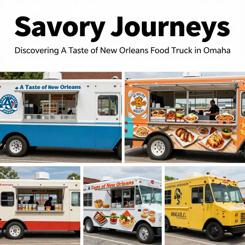 A Taste of New Orleans food truck showcasing an array of delectable dishes.