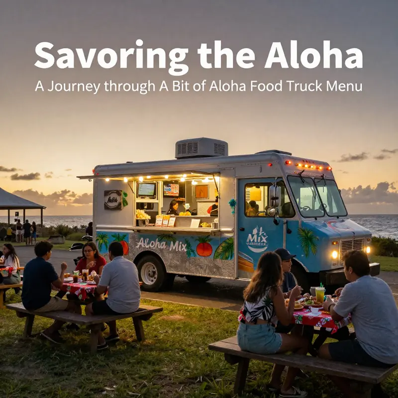 Delicious signature dishes showcasing the best of Hawaiian cuisine at A Bit of Aloha Food Truck.