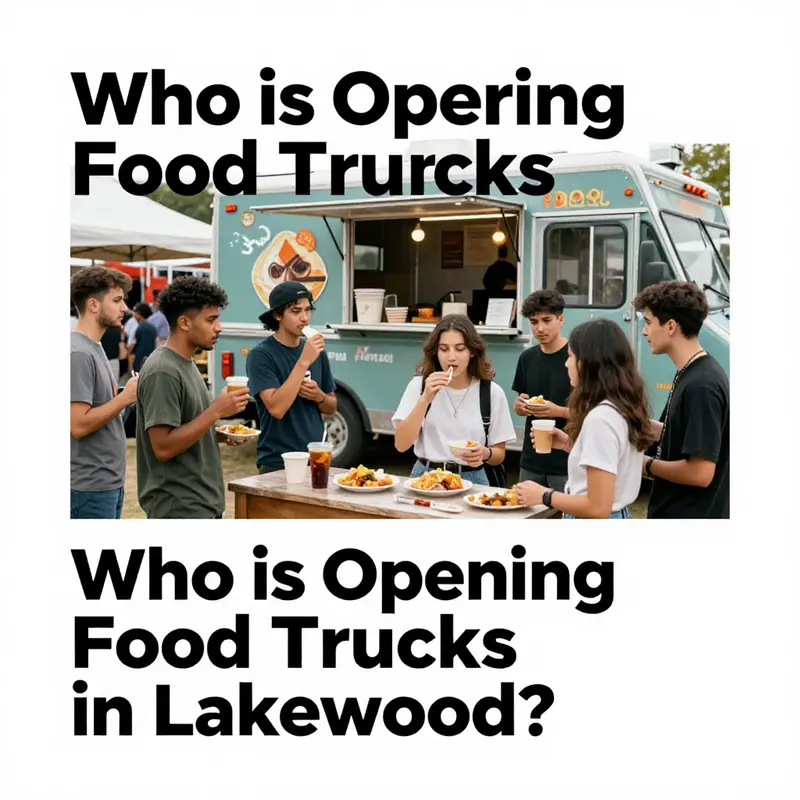 A lively scene showcasing the thrill of individual food truck operators in action.