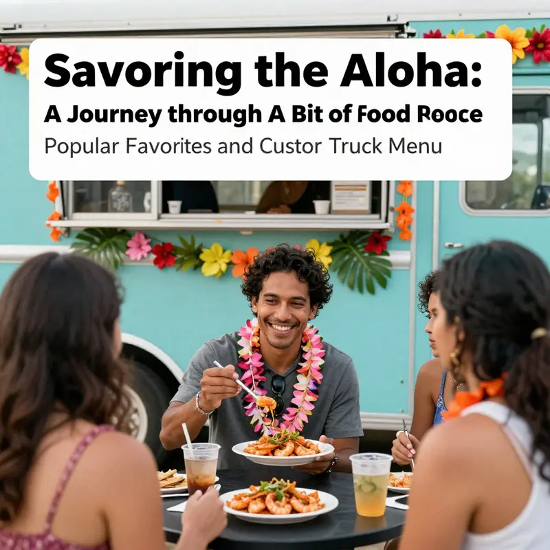 Delicious signature dishes showcasing the best of Hawaiian cuisine at A Bit of Aloha Food Truck.
