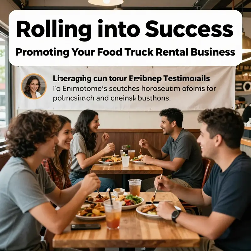 A compelling online presence drives interest in your food truck rental business.