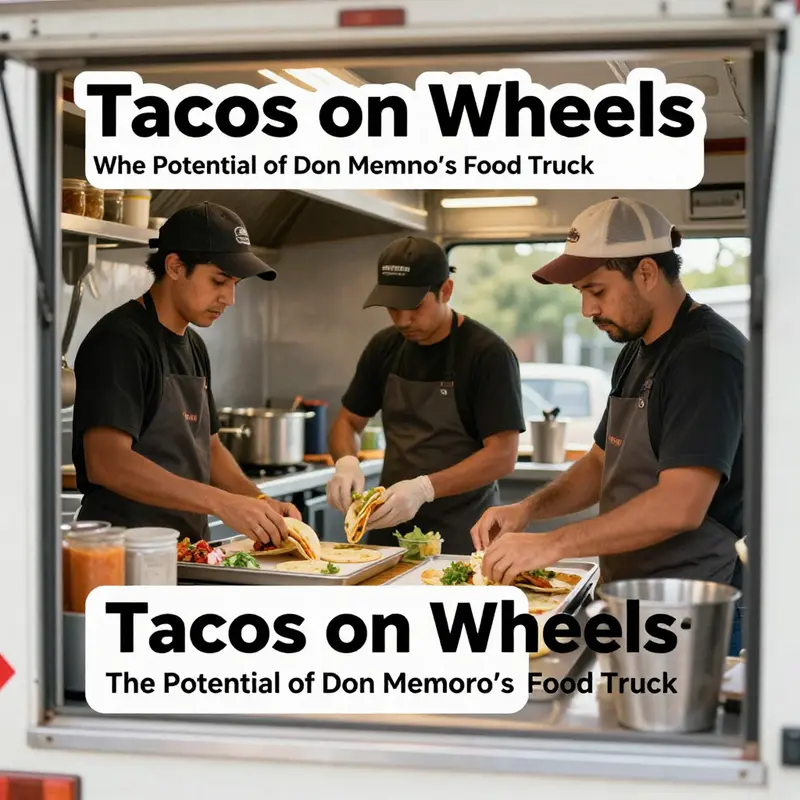 An enticing sample of Tacos Don Memo’s delicious offerings ready to be served at their food truck.