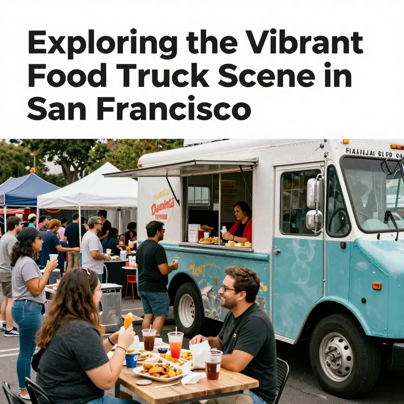 Food trucks bring flavor and variety to the streets of San Francisco.
