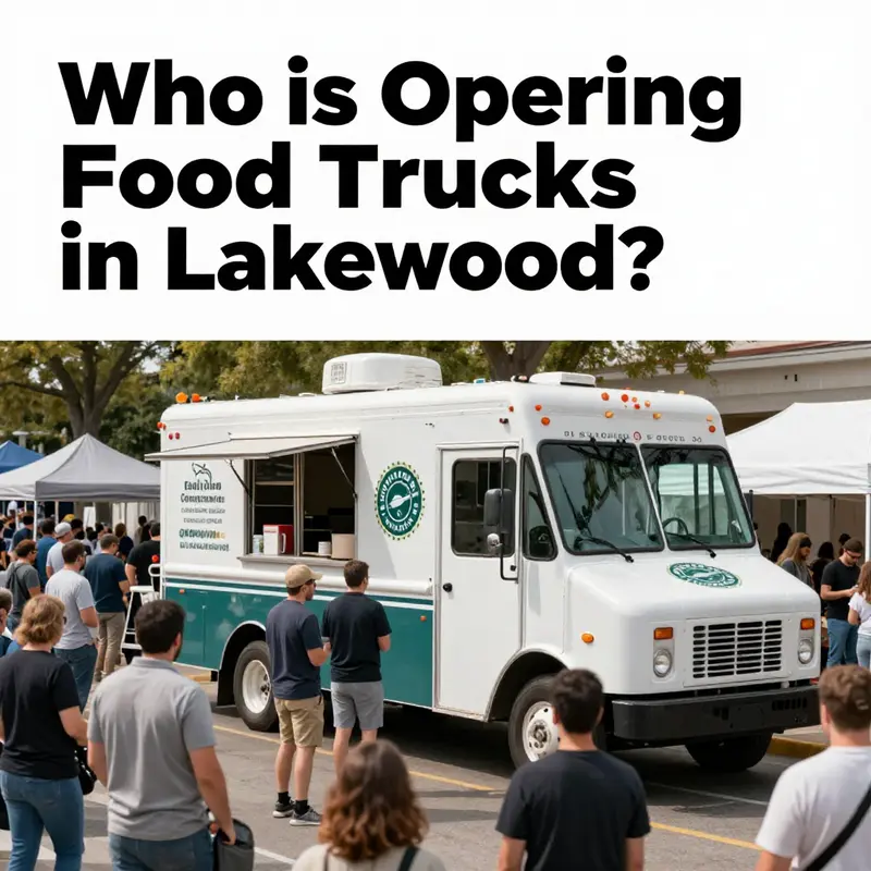 A lively scene showcasing the thrill of individual food truck operators in action.