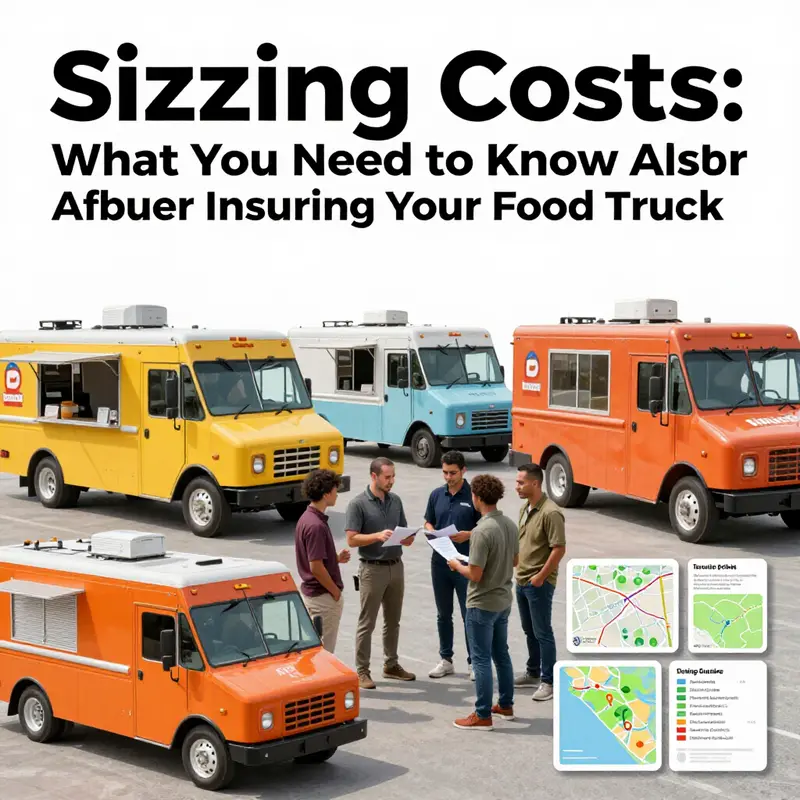 Food truck operators discussing the various factors that influence their insurance costs.
