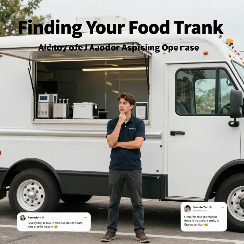 Explore diverse online marketplaces where you can find various small food trucks.