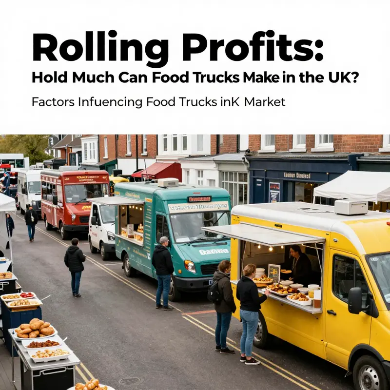 Typical earnings breakdown for food trucks across the UK.