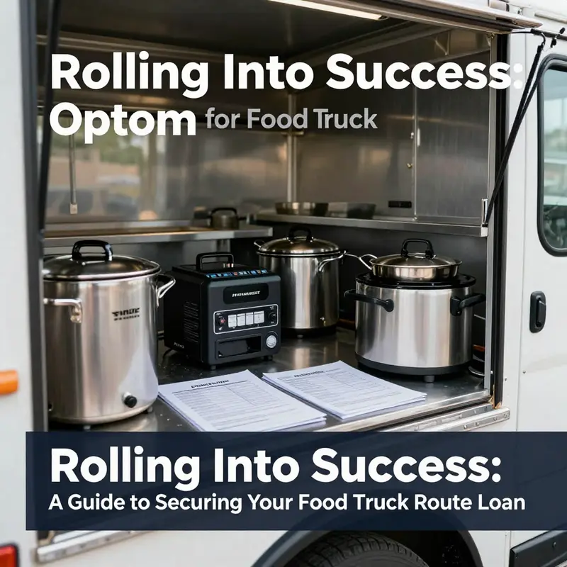 Food truck operators collaborate on their business plan to secure financing.