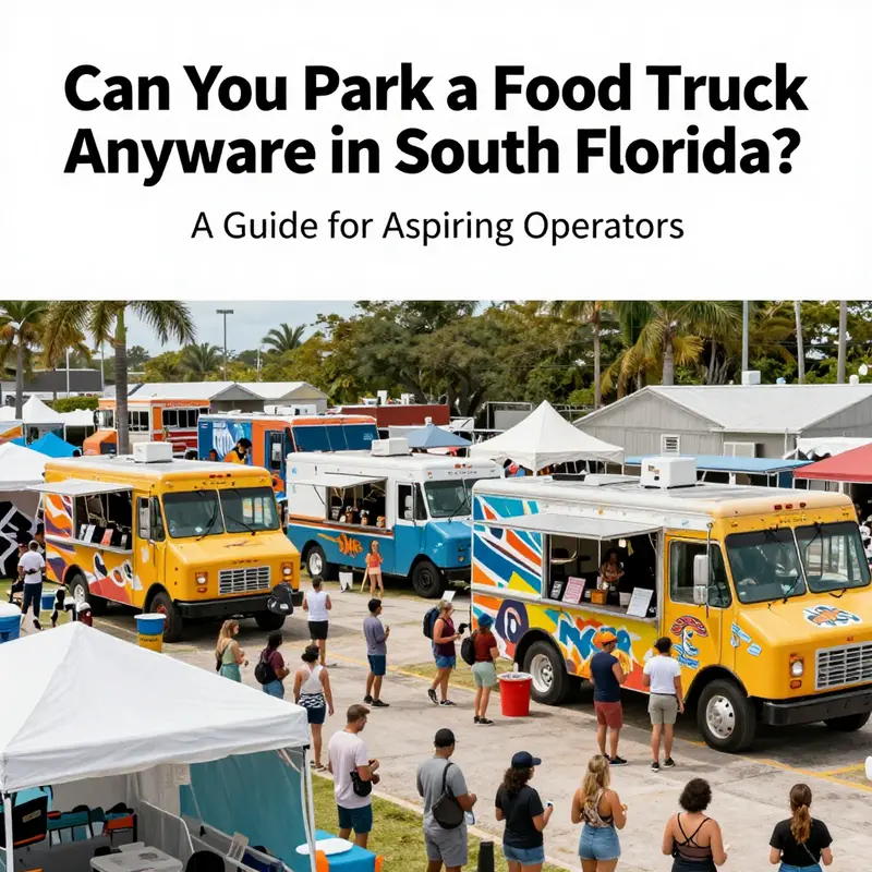 Exploring legal parking spaces for food trucks in South Florida.