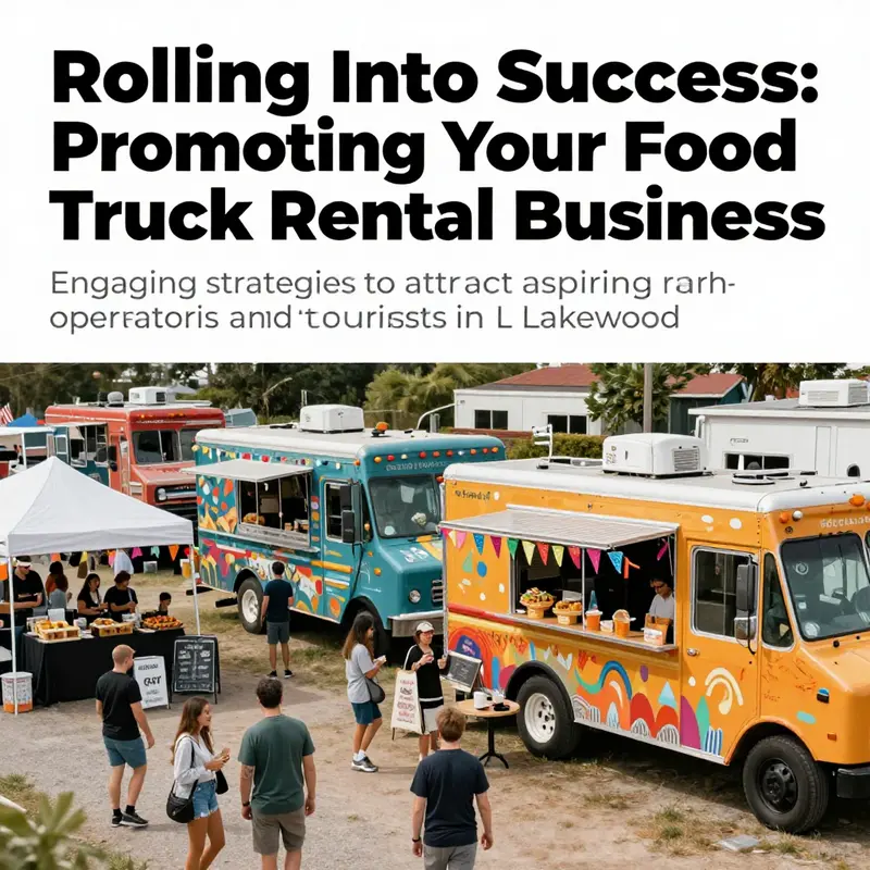 A vibrant food truck festival with people enjoying diverse cuisines and vibrant decorations, representing food truck culture.