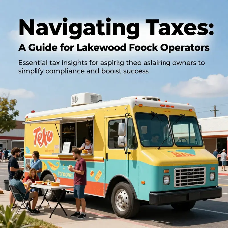 A picturesque scene showing a food truck with happy customers, embodying the spirit of food truck culture in Lakewood.