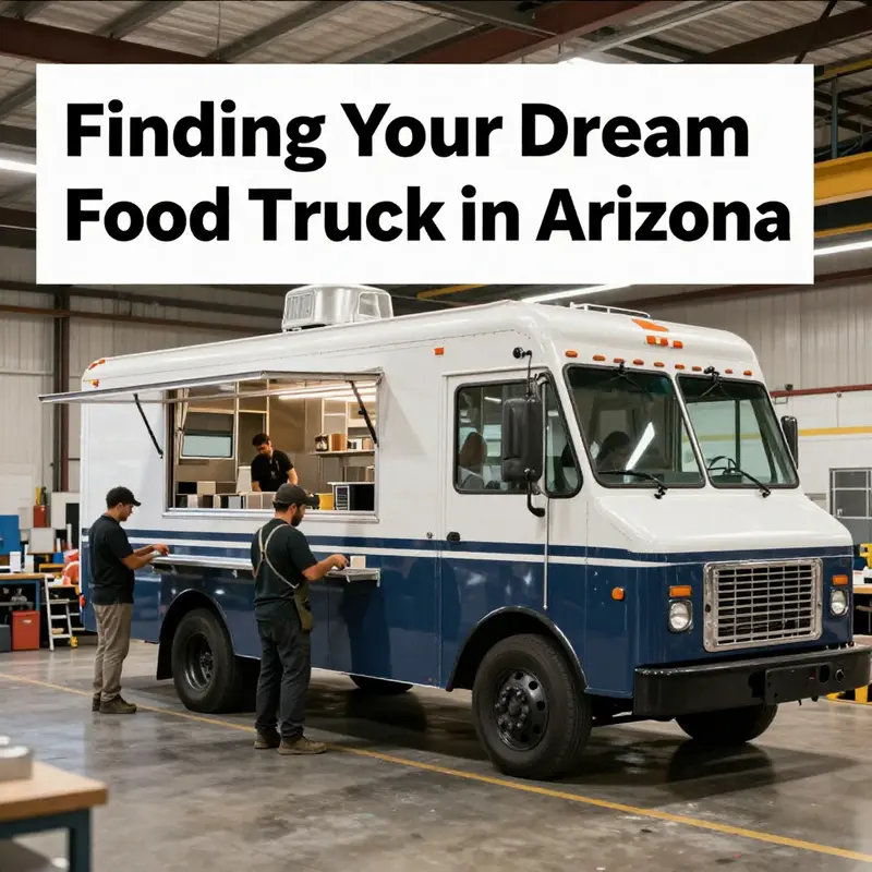 Explore diverse food trucks available on online marketplaces.