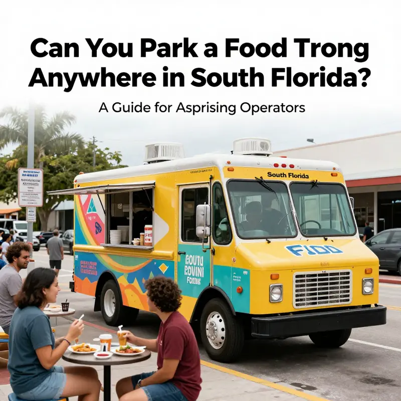 Exploring legal parking spaces for food trucks in South Florida.