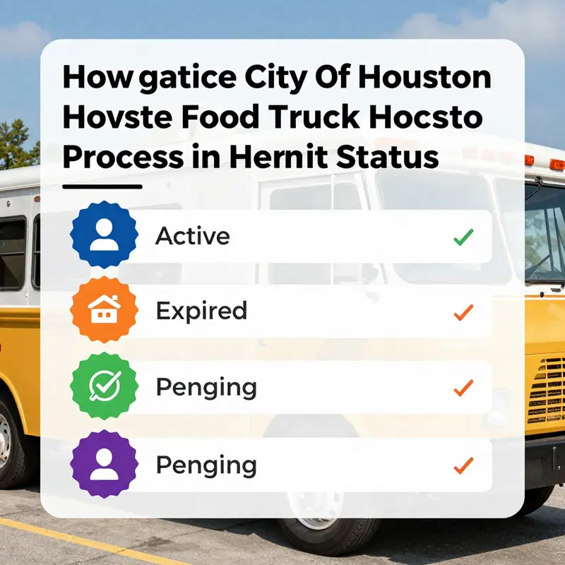Navigating the online portal for Houston food truck permits is straightforward and user-friendly.