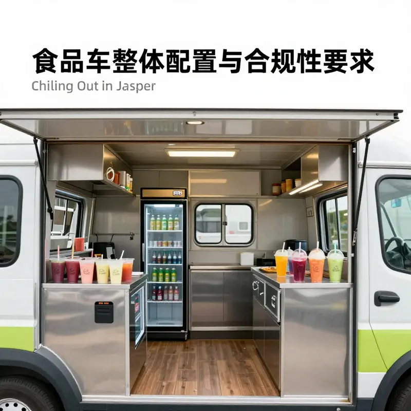 A colorful slushie machine at A&M Slushies Food Truck, attracting excited customers.