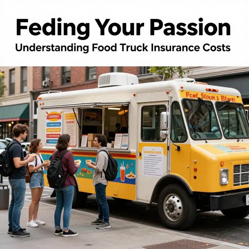 A vibrant food truck serving the community, emphasizing the importance of commercial auto insurance.