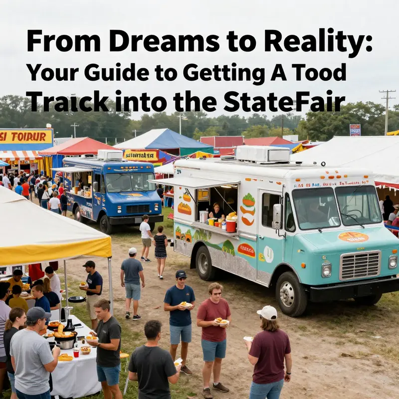 Step-by-step guide on navigating the food truck path to the state fair.