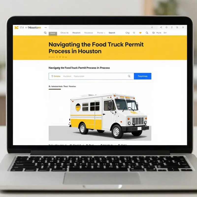 Navigating the online portal for Houston food truck permits is straightforward and user-friendly.
