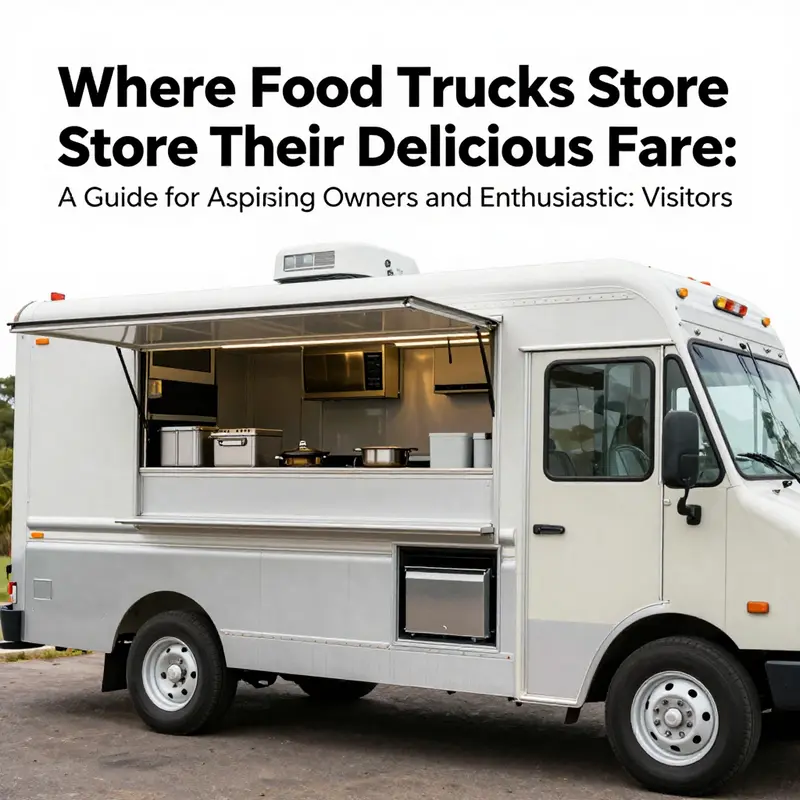Fresh ingredients stored in the refrigeration units of a food truck ready for meal preparation.