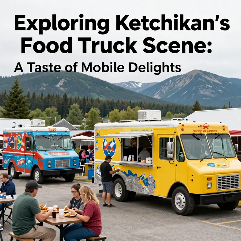 Current food trucks in Ketchikan serving a diverse cusine.