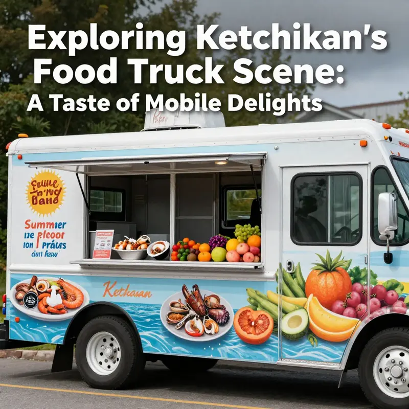 Current food trucks in Ketchikan serving a diverse cusine.