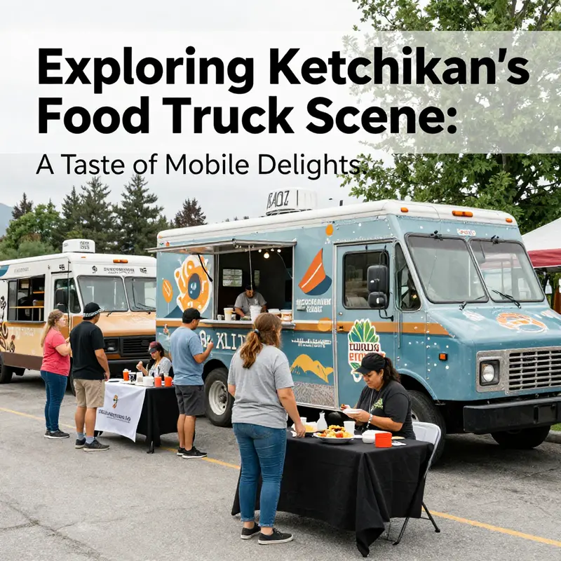 Current food trucks in Ketchikan serving a diverse cusine.