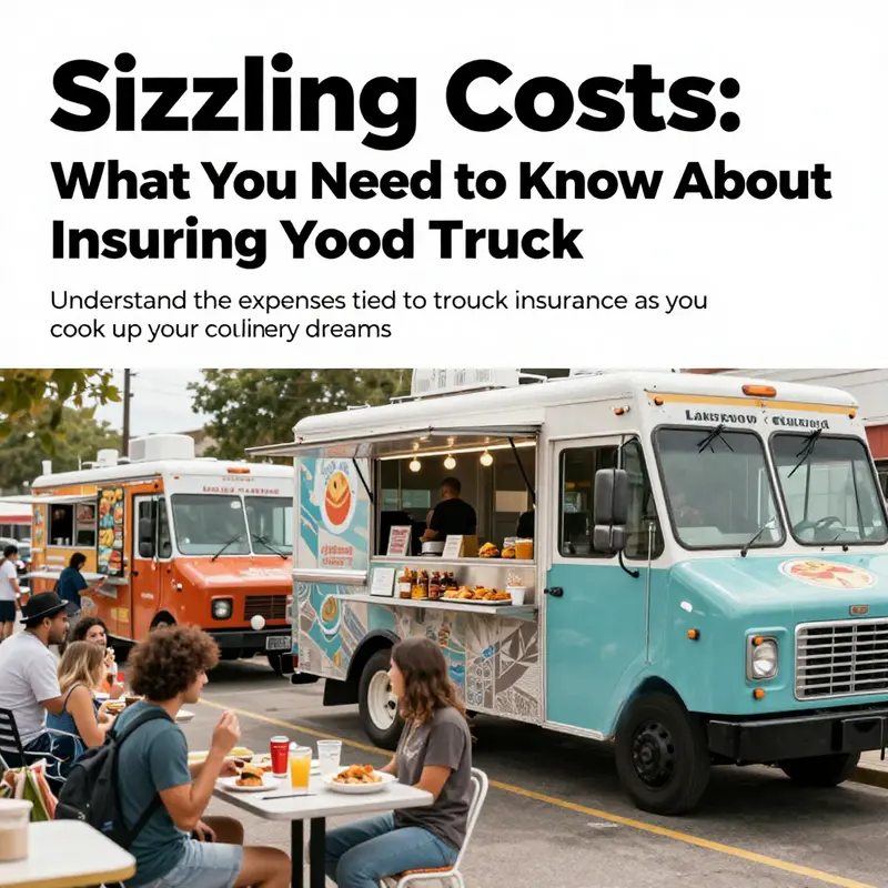 A bustling food truck scene in Lakewood showcasing various food options and joyful patrons.